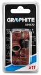 GRAPHITE Manșon de polizat, 12.7mm, K60, K120, set 10buc + ax 3.2mm (55H070)