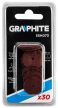 GRAPHITE Disc de tăiere, Corund/siliciu-carbid, 24x3.2mm, 30buc (55H073)