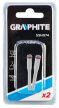 GRAPHITE Ax de fixare pentru discuri de tăiat, 3.2mm, 2buc (55H074)