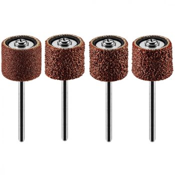   GRAPHITE Manșon de polizat, 12.7mm, K60, K80, K120, K240, set 100buc + ax 3.2mm, 2buc (55H077)