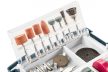 GRAPHITE Set de accesorii mini pentru burghiu și polizor, 99buc (55H084)