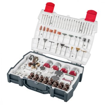   GRAPHITE Set de accesorii pentru mini burghiu și polizor, 286buc (55H085)