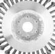 GRAPHITE Disc din sârmă, perie de colț răsucită 200 x 25,4 mm pentru cositoare pe benzină (55H101)