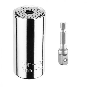   GRAPHITE Cheie universală pentru piulițe 7-19mm, 1/4" aluminiu-3/4" aluminiu (55H224)