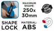 GRAPHITE Șablon pentru trasarea conturului 250 mm (55H226)