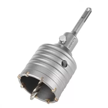   GRAPHITE Coroană de găurit, tăietor circular, 65 mm, cu shaft SDS PLUS și burghiu central (55H321)