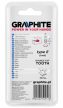 GRAPHITE Freză din carbură de tungsten, E, în formă de picătură, ovală, 14x22mm, dimensiune tija: 6x45mm (55H367)