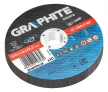 GRAPHITE Disc de tăiere pentru metal, 125x1x22.2mm, 41 A60-T-BF, 10buc (55H578)