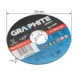 GRAPHITE Disc de tăiere pentru metal, 125x1x22.2mm, 41 A60-T-BF, 10buc (55H578)