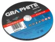 GRAPHITE Disc de tăiere pentru metal, 230x1,9x22,2mm, 41 A46-S-BF, 5buc/pachet (55H579)