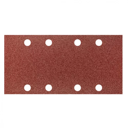 GRAPHITE Hârtie de Șlefuit 5 bucăți, Sistem Velcro, 93x185mm, K80, cu găuri (55H738)