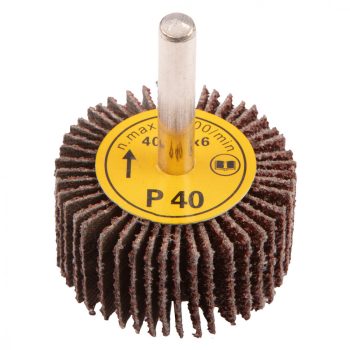 GRAPHITE Roată de șlefuit cu ax 40x20mm, K40 (55H754)