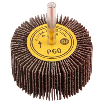 GRAPHITE Roată de șlefuit cu ax 60x30mm, K60 (55H758)