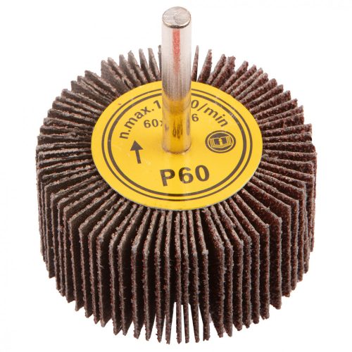 GRAPHITE Roată de șlefuit cu ax 60x30mm, K60 (55H758)