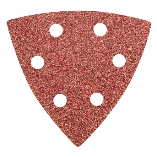 GRAPHITE Hârtie de Șlefuit pentru Șlefuitor Delta 93x93mm, K40, 5 bucăți, cu găuri (55H763)