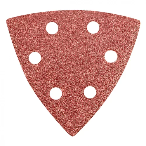 GRAPHITE Hârtie de Șlefuit pentru Șlefuitor Delta 93x93mm, K60, 5 bucăți, cu găuri (55H764)