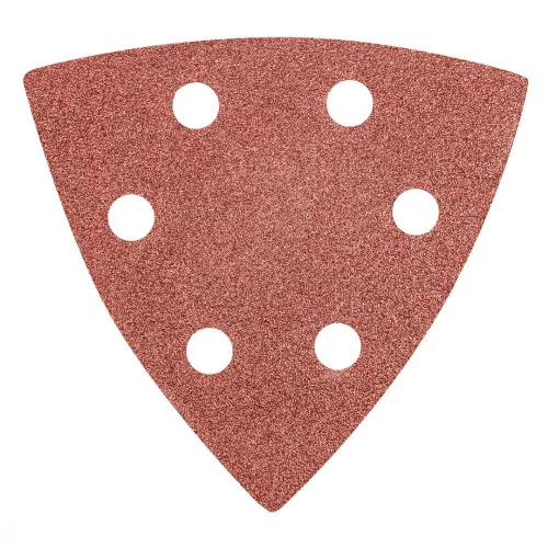 GRAPHITE Hârtie de Șlefuit pentru Șlefuitor Delta 93x93mm, K80, 5 bucăți, cu găuri (55H765)