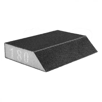   GRAPHITE Șlefuitor cu Spumă, 45° unghi, 125x25x90mm, K180 (55H924)