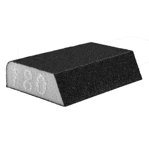 GRAPHITE Șlefuitor cu Spumă, 45° unghi, 98x25x68mm, K180 (55H927)