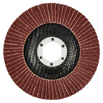   GRAPHITE Disc lamelar de șlefuit 115x22.2mm, K120 metal-lemn (55H985)