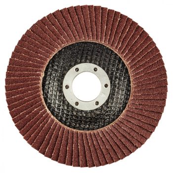   GRAPHITE Disc lamelar de șlefuit 125x22.2mm, K100 metal-lemn (55H990)