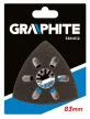 GRAPHITE Disc de șlefuire pentru unelte multifuncționale, cu sistem de prindere velcro 83x83x83mm, pentru 59g020, 59g022 (56H012)