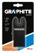 GRAPHITE Lamă de tăiat HCS pentru lemn, 34mm, cu dinți ascuțiți pe 3 laturi (56H054)