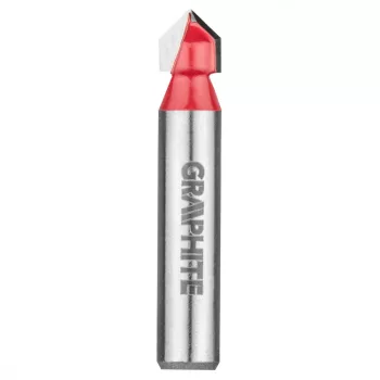   GRAPHITE Freză de sus, freză de canale tip V 8 x 8 mm, 8 mm (56H209)