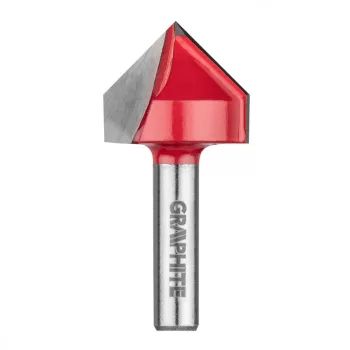   GRAPHITE Freză de sus, freză de canale tip V 25.4 x 25.4 mm, 8 mm (56H210)