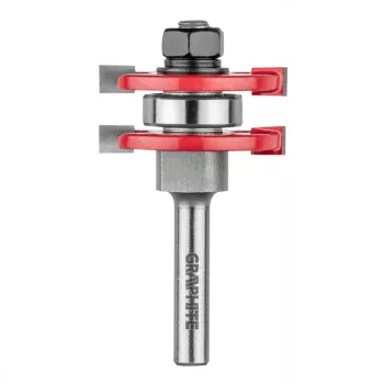   GRAPHITE Freză de sus, freză dublă de canale 41 x 6.35 mm, 8mm (56H221)