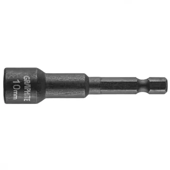   GRAPHITE Șurubelniță pentru șurubelnițe cu impact, hexagonală, magnetică 10mm (56H552)