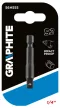 GRAPHITE Adaptor pentru șuruburi 1/4”- hexagonal 1/4” pătrat (56H555)