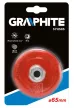 GRAPHITE Disc de sârmă, perie tip oală, sârma răsucită, 80MM M14 (57H585)