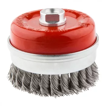   GRAPHITE Disc de sârmă, perie tip oală, sârma răsucită, 100MM M14 (57H587)