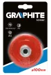 GRAPHITE Disc de sârmă, perie tip oală, sârma răsucită, 100MM M14 (57H587)
