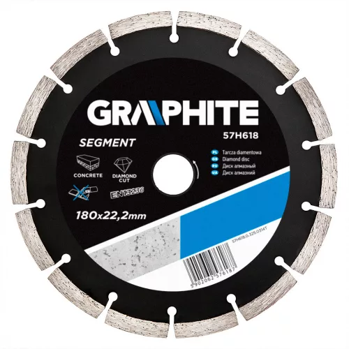 GRAPHITE Disc diamantat 180MM CU SEGMENTE (57H618)