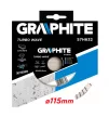 GRAPHITE Disc diamantat 115MM TURBO CU RĂCIRE (57H632)