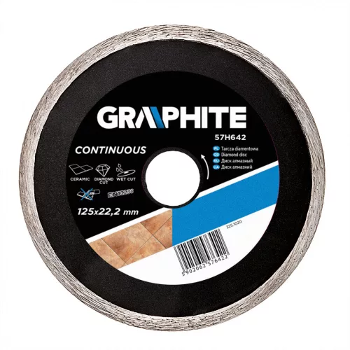 GRAPHITE Disc diamantat 125MM PENTRU APĂ (57H642)