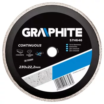 GRAPHITE Disc diamantat 230MM PENTRU APĂ (57H646)