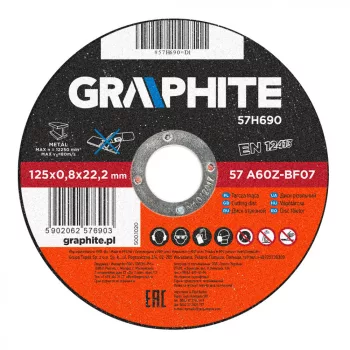 GRAPHITE DISC DE TĂIERE 125X0.8 METAL (57H690)