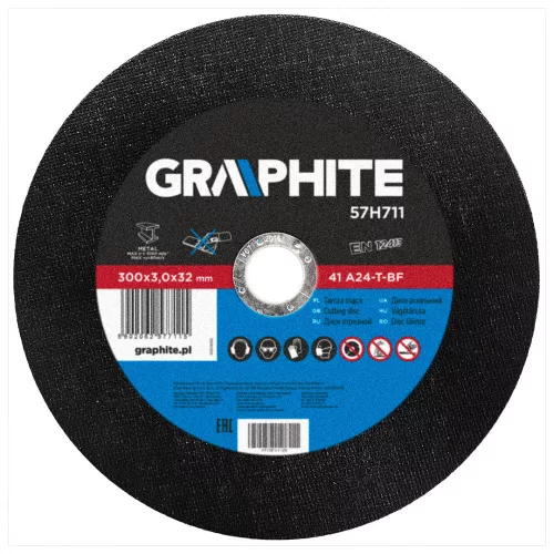 GRAPHITE Disc de tăiere 300X3,0 METAL (57H711)
