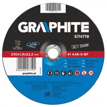 GRAPHITE DISC DE TĂIERE 230X1.9 METAL (57H719)