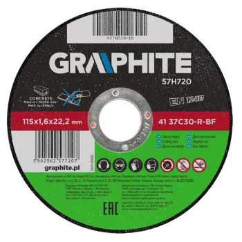 GRAPHITE DISC DE TĂIERE 115X1.6 PIATRA (57H720)