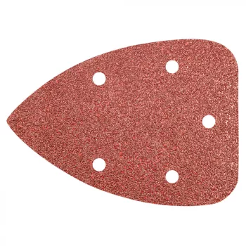   GRAPHITE Hârtie de Șlefuit, 59G335 pentru Șlefuitor Delta, 5 bucăți, cu Sistem Velcro, K40 (57H820)