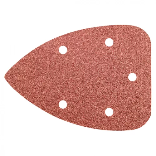 GRAPHITE Hârtie de Șlefuit, 59G335 pentru Șlefuitor Delta, 5 bucăți, cu Sistem Velcro, K60 (57H822)