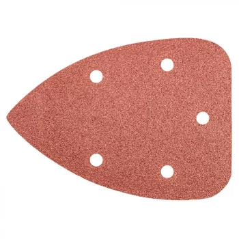   GRAPHITE Hârtie de Șlefuit, 59G335 pentru Șlefuitor Delta, 5 bucăți cu Sistem Velcro, K80 (57H824)