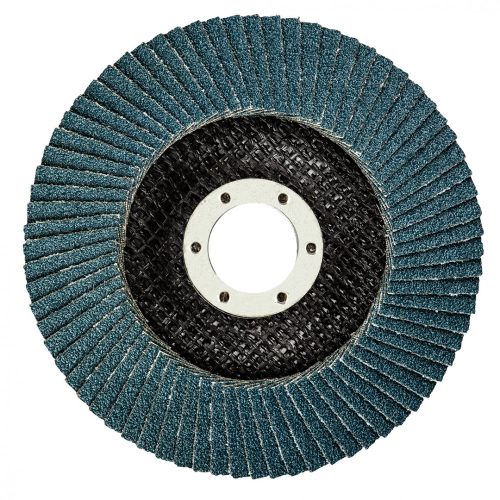 GRAPHITE Disc lamelar de șlefuit 115x22.2mm, K60, zirconiu INOX (57H836)