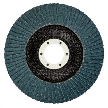   GRAPHITE Disc lamelar de șlefuit 115x22.2mm, K100, zirconiu INOX (57H838)
