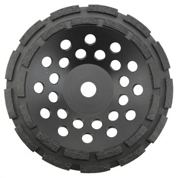   GRAPHITE Disc diamantat de șlefuit 180x5x22,2mm cu segmente duble (57H888)