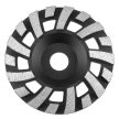 GRAPHITE Disc diamantat de șlefuit 125 x 22,2 x 5 mm, segmente C (57H895)